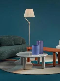 Lámpara de pie grande LED regulable Angelo Stone