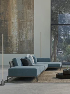 Lámpara de pie LED regulable con cambio de color y mando a distancia Flow