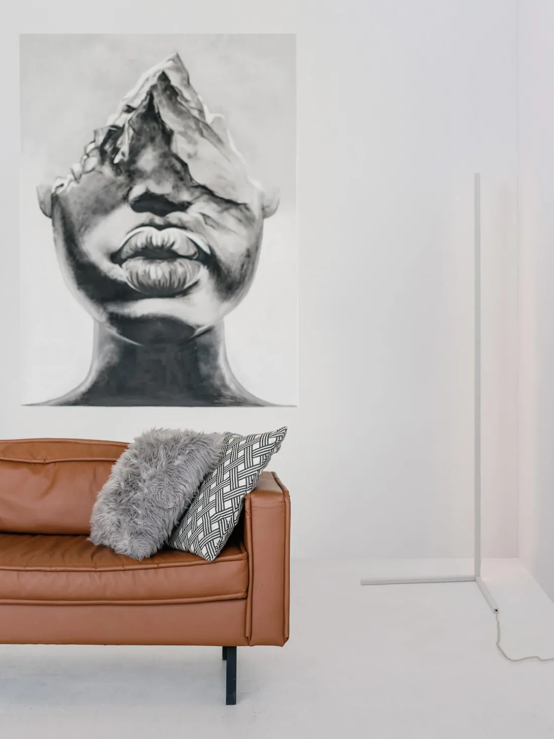 Lámpara de pie LED V-line