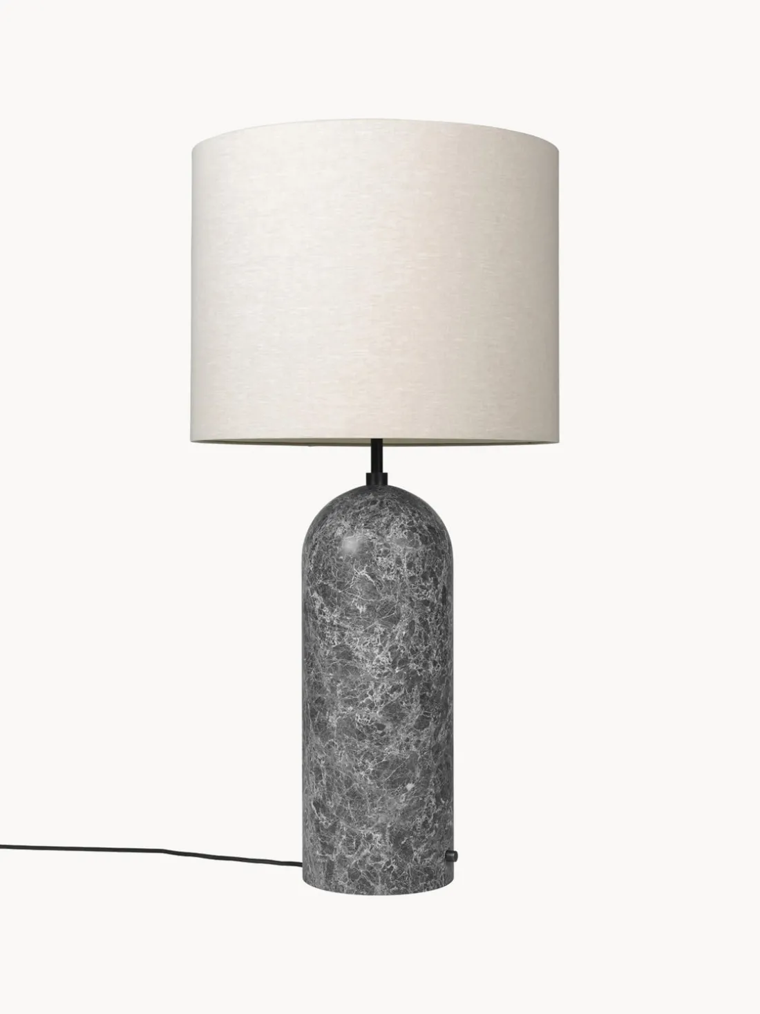 Lámpara de pie regulable con base de mármol Gravity, 120 cm