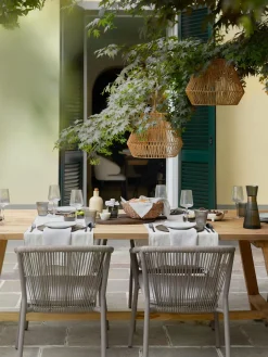 Lámpara de techo artesanal regulable LED Sisine