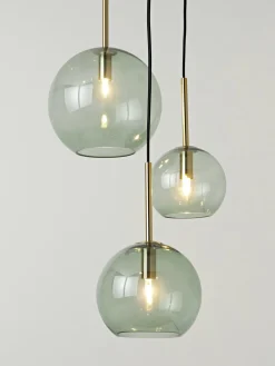 Lámpara de techo cluster de vidrio Raquel