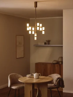 Lámpara de techo de alabastro Isaac