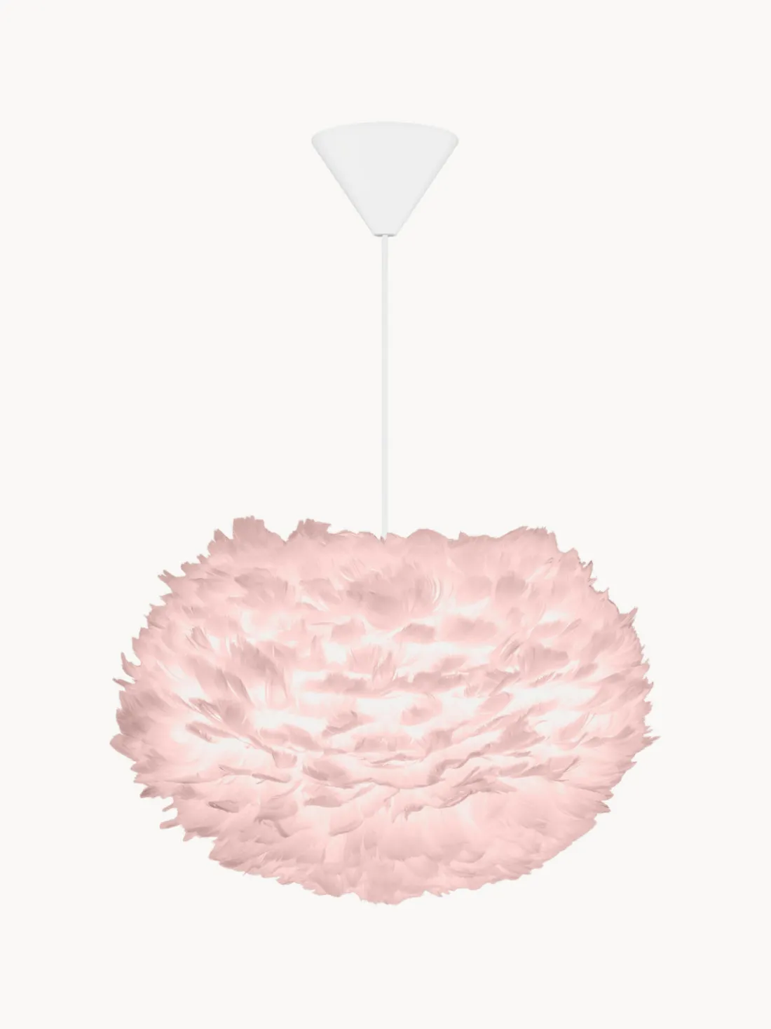 Lámpara de techo de plumas Eos