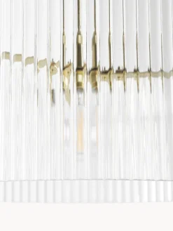 Lámpara de techo de vidrio acanalado Emmi