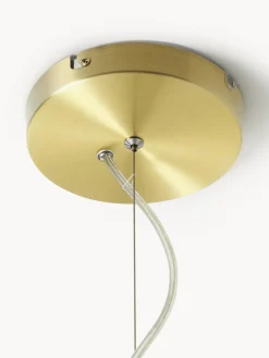 Lámpara de techo de vidrio acanalado Emmi