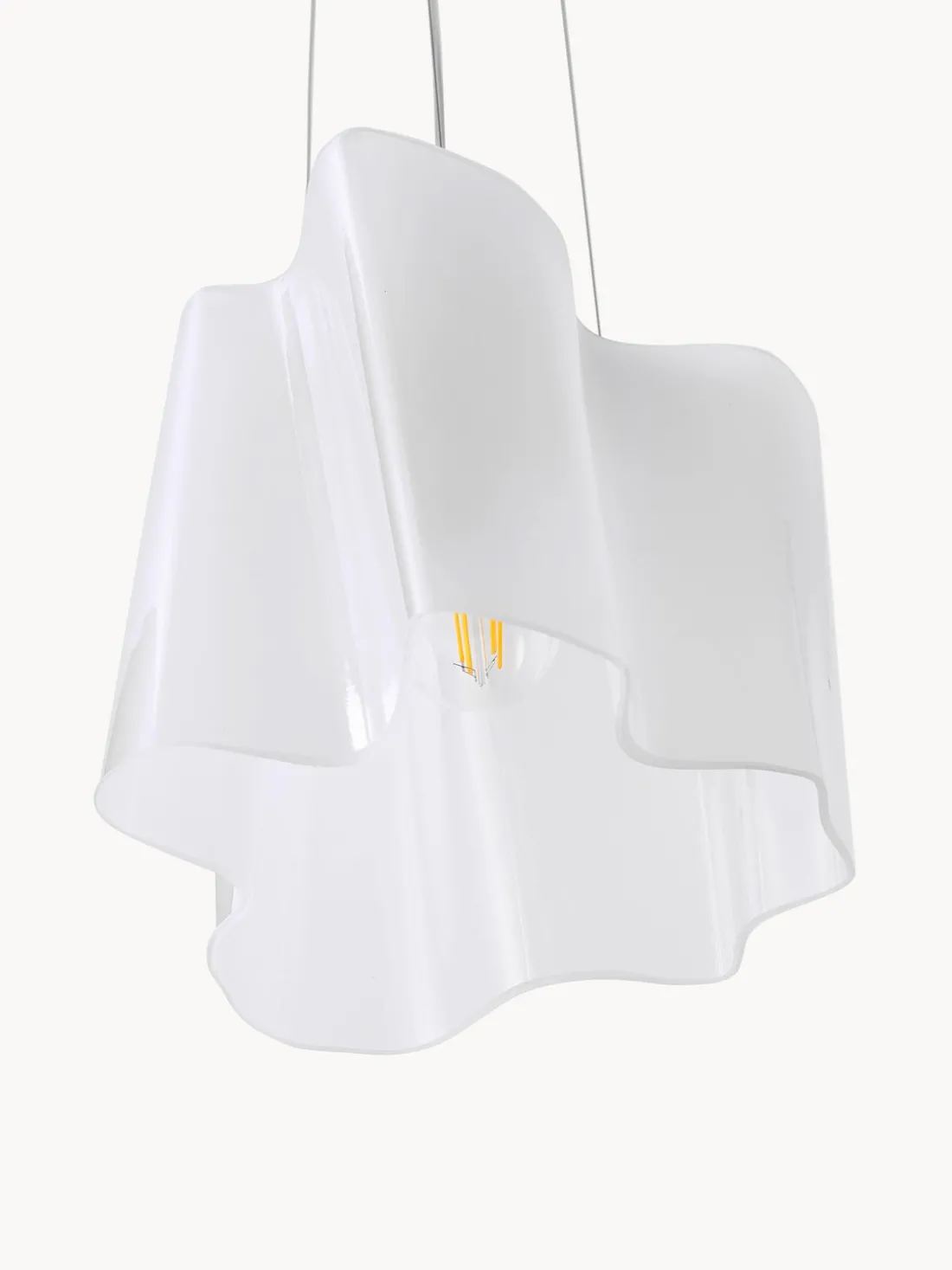 Lámpara de techo de vidrio soplado artesanalmente Logico