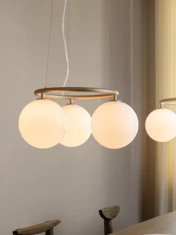 Lámpara de techo de vidrio Miira