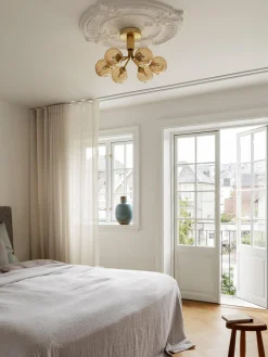 Lámpara de techo de vidrio Apiales