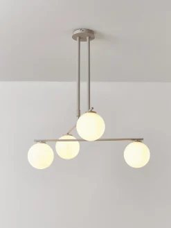 Lámpara de techo de vidrio opalino Atlanta