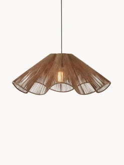 Lámpara de techo de yute grande Nami