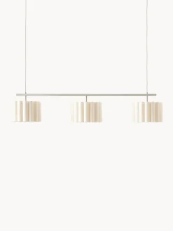 Lámpara de techo grande de lino Lucina