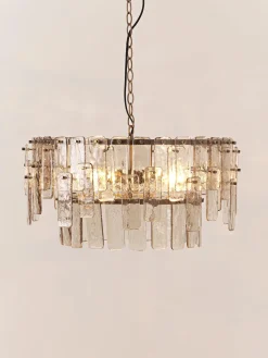 Lámpara de techo grande de vidrio Cersei