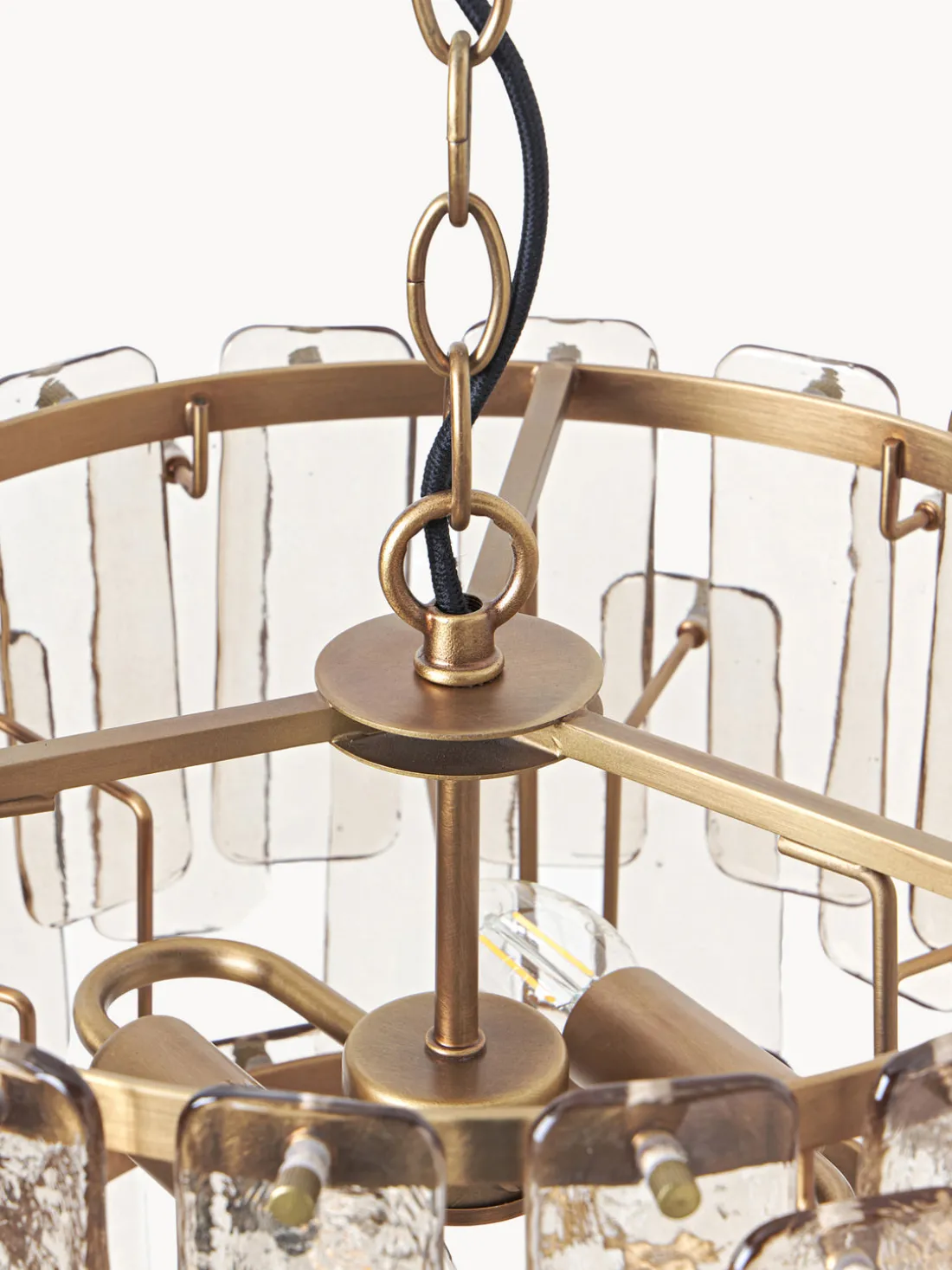 Lámpara de techo grande de vidrio Cersei