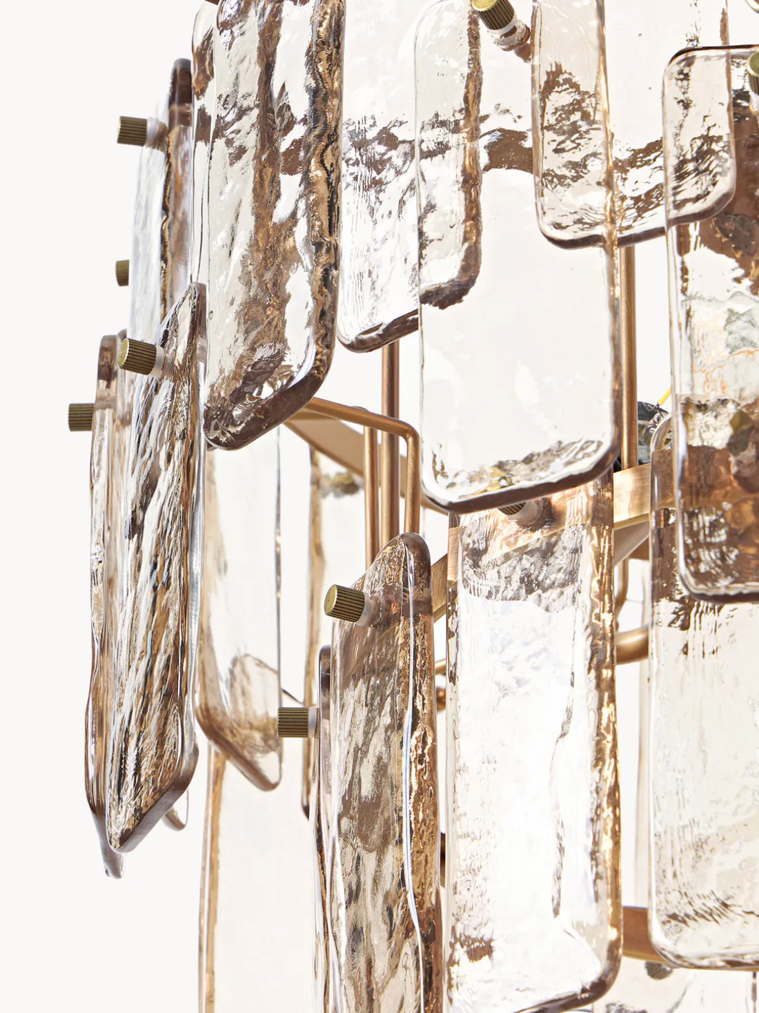 Lámpara de techo grande de vidrio Cersei