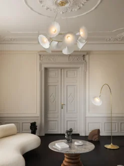 Lámpara de techo grande Petalii