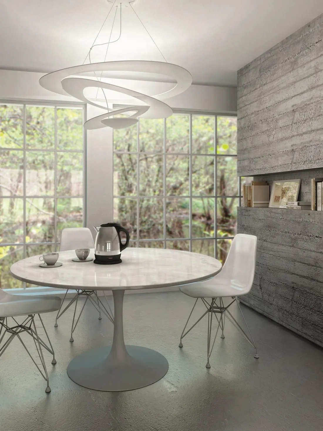 Lámpara de techo grande Pirce, 97 cm