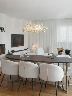 Lámpara de techo LED grande soplada Gross Bar