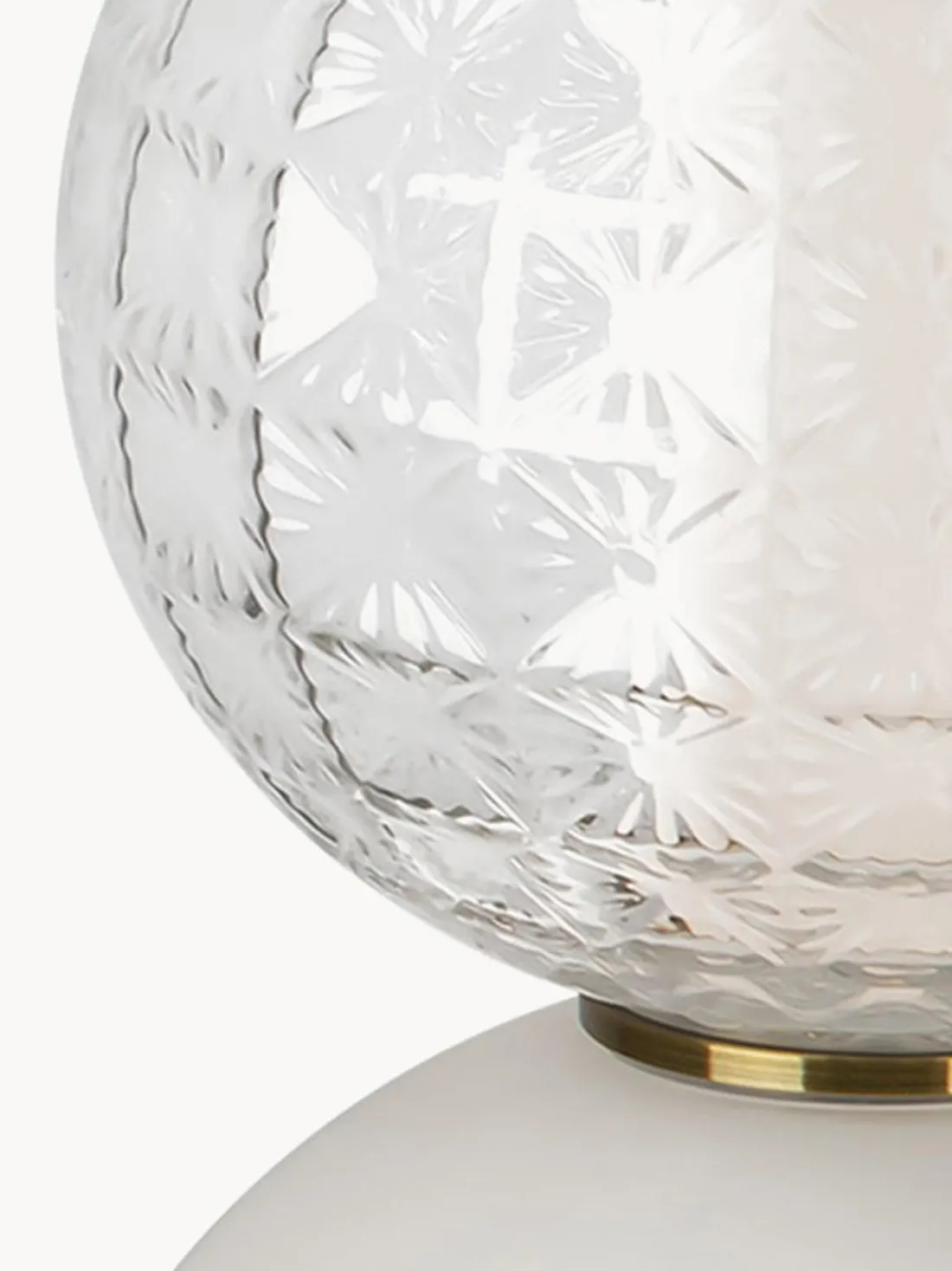 Lámpara de techo LED pequeña soplada Collar