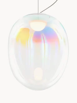 Lámpara de techo LED regulable soplada Stellar Nebula, tamaños diferentes