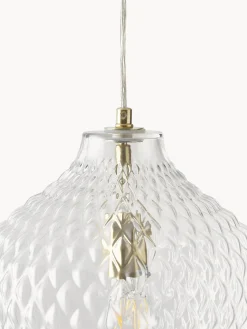 Lámpara de techo pequeña de vidrio Lee