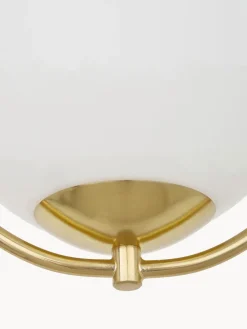 Lámpara de techo pequeña de vidrio opalino Avalon
