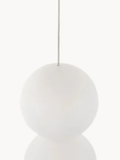 Lámpara de techo pequeña de vidrio y hormigón Zero