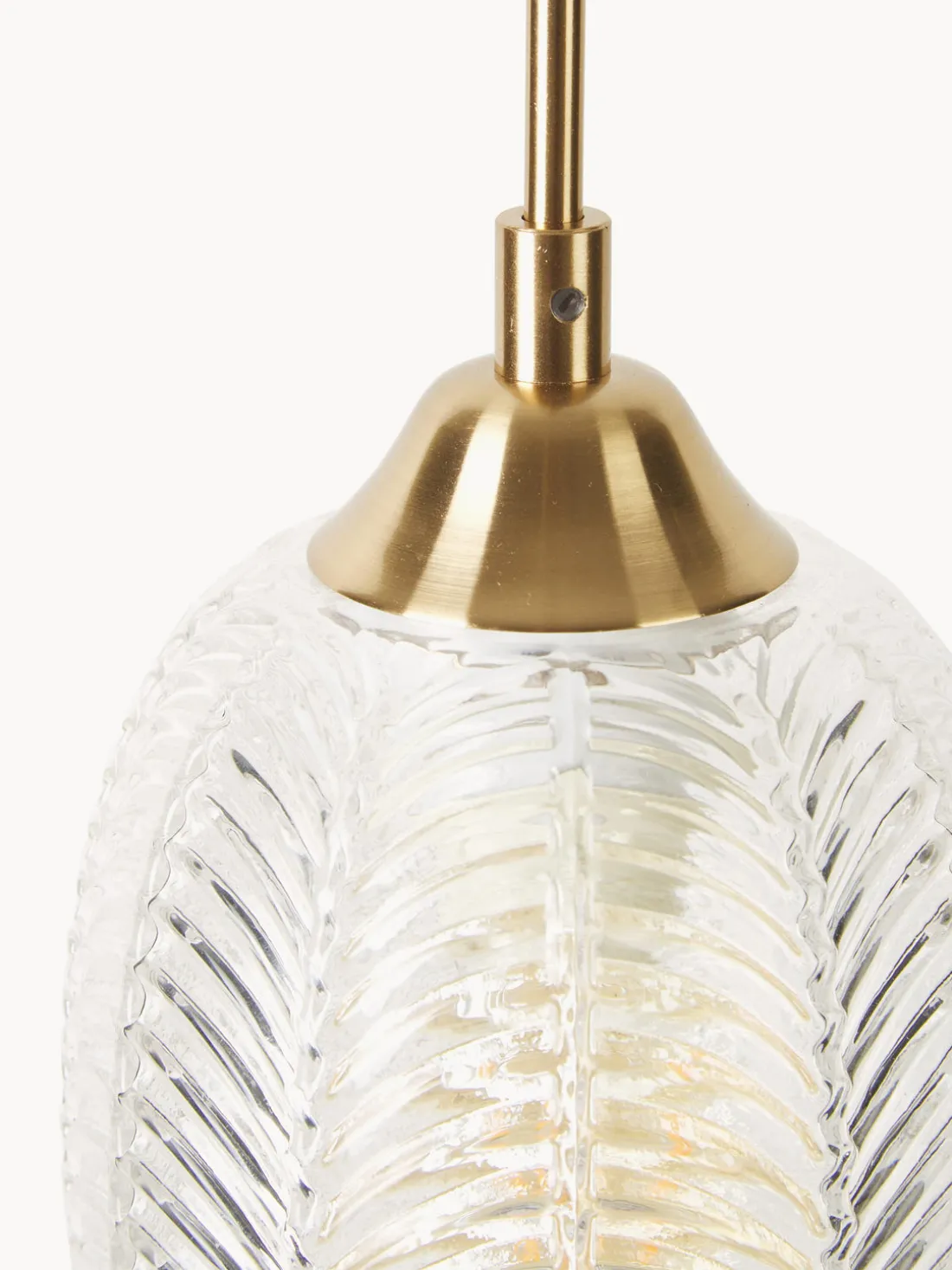 Lámpara de techo pequeña de vidrio Vario