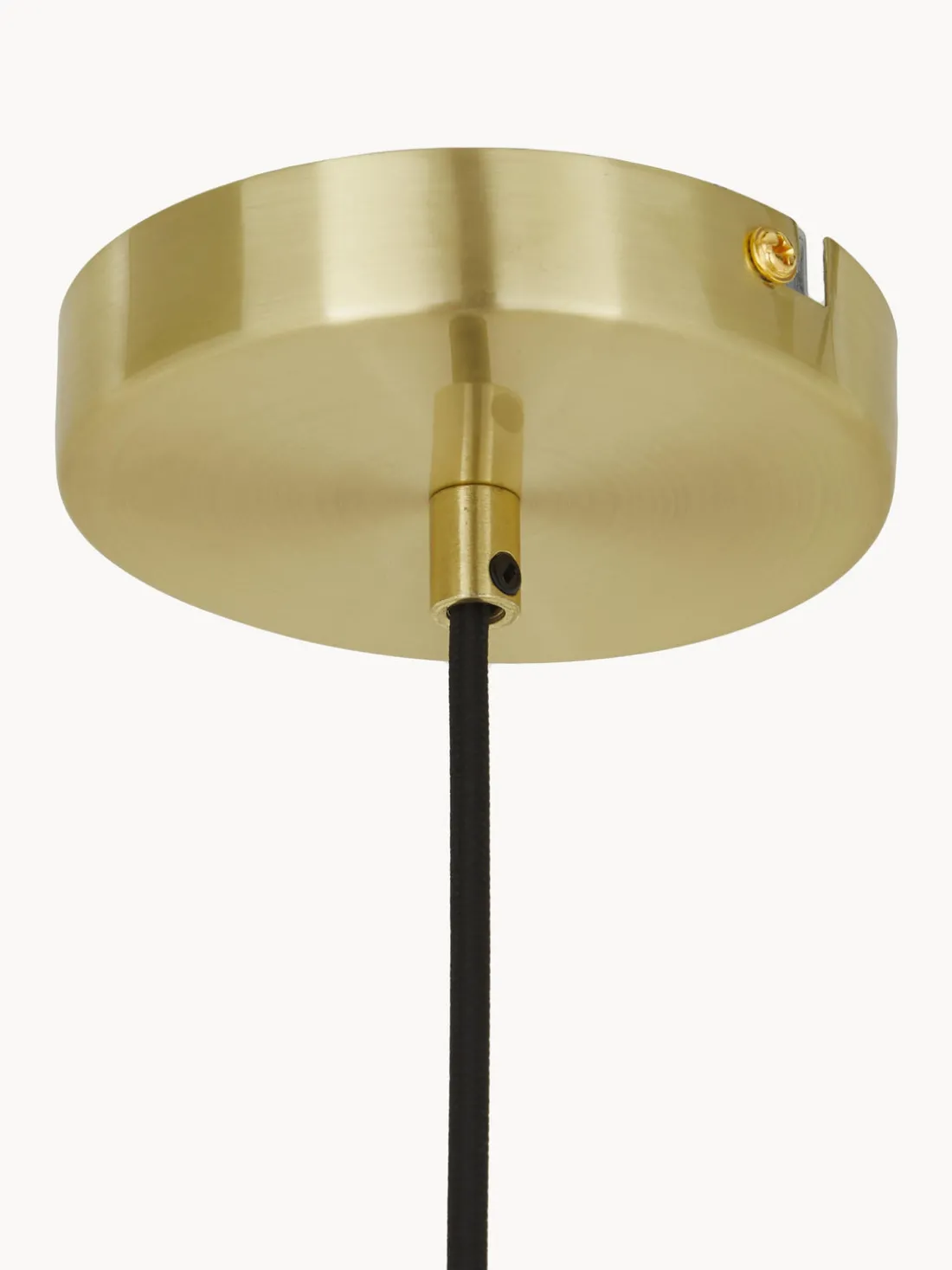 Lámpara de techo pequeña de vidrio Flowy