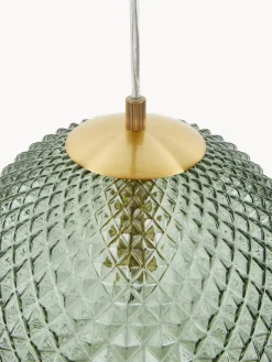 Lámpara de techo pequeña de vidrio Lorna