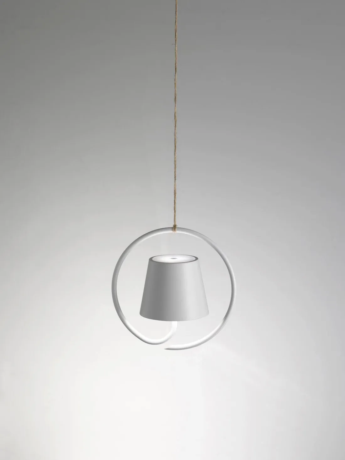 Lámpara de techo pequeña LED para exterior regulable Poldina