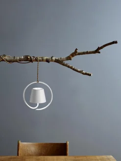 Lámpara de techo pequeña LED para exterior regulable Poldina