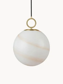 Lámpara de techo tipo globo soplada Stockholm