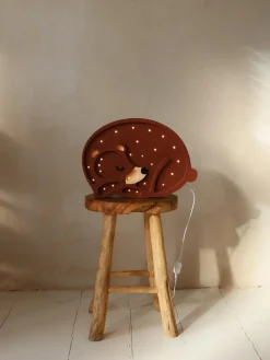 Lámpara infantil LED artesanal regulable Bear, con función de temporizador