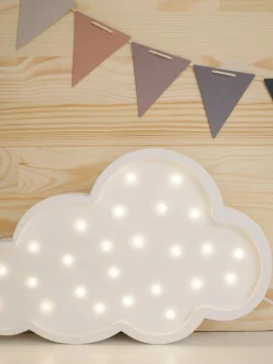 Lámpara infantil LED artesanal regulable Cloud, con función de temporizador