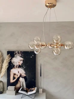 Lámpara LED de techo de vidrio Splendor