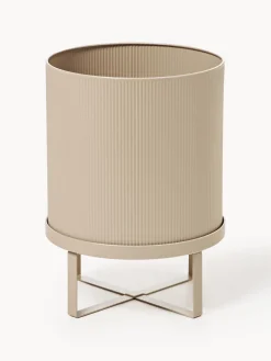 Maceta con superficie estriada Bau, 38 cm