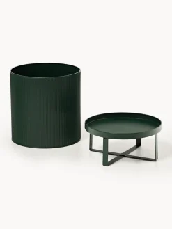 Maceta con superficie estriada Bau, 38 cm