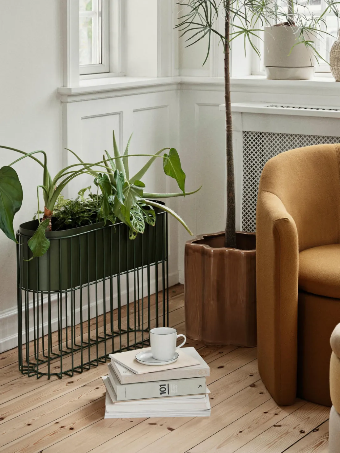 Macetero artesanal Sonja, 36 cm