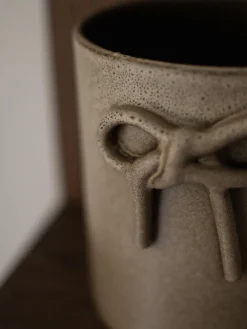 Macetero de cerámica Bow, 14 cm