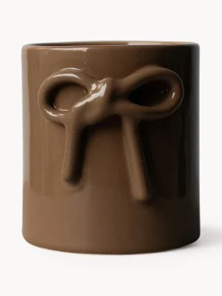 Macetero de cerámica Bow, 11 cm