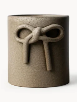 Macetero de cerámica Bow, 11 cm