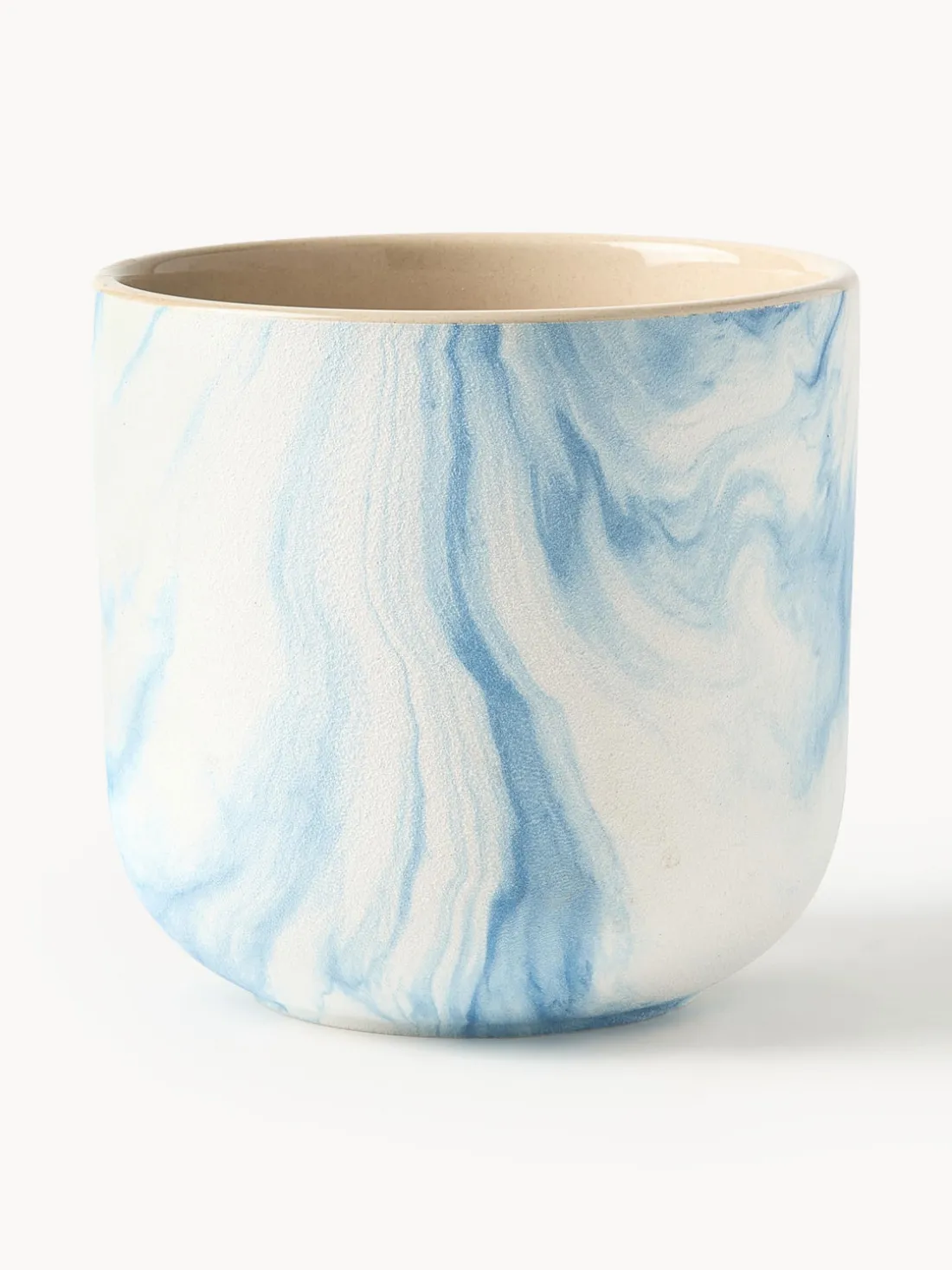 Macetero en look mármol Kiko, 17 cm