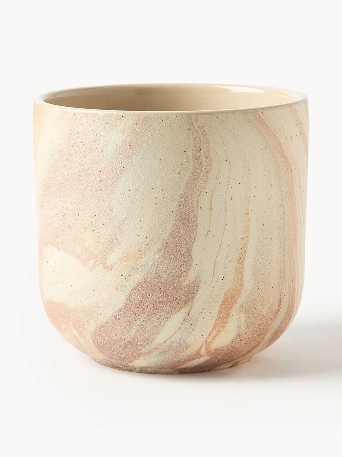 Macetero en look mármol Kiko, 17 cm