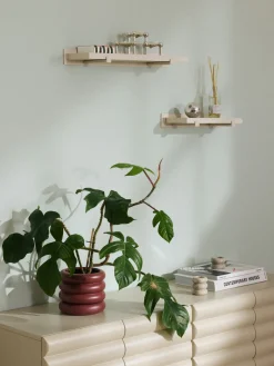 Macetero pequeño de gres Rudi, 16 x 8 cm