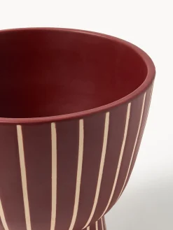 Macetero pintado a mano Elio, 23 cm