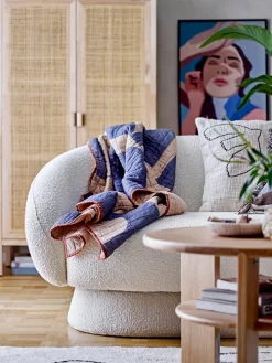 Manta acolchada de algodón ecológico Roosi