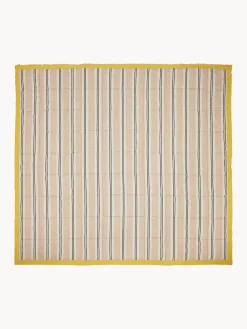 Manta artesanal de algodón a rayas Deluxe