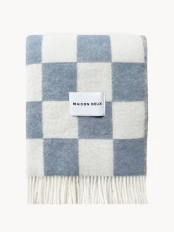 Manta de lana a cuadros Checkerboard