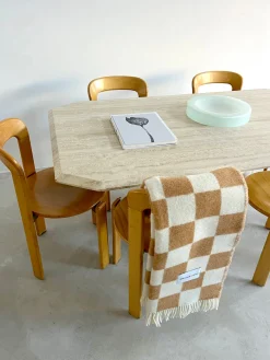 Manta de lana a cuadros Checkerboard